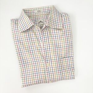 Peter Millar || Multi-Color Checkered Button Down Shirt Large